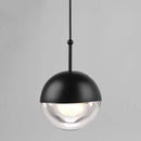 Suspension design boule en verre et métal Globe