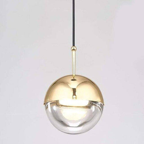 Suspension design boule en verre et métal Globe - vue 9 sur 10