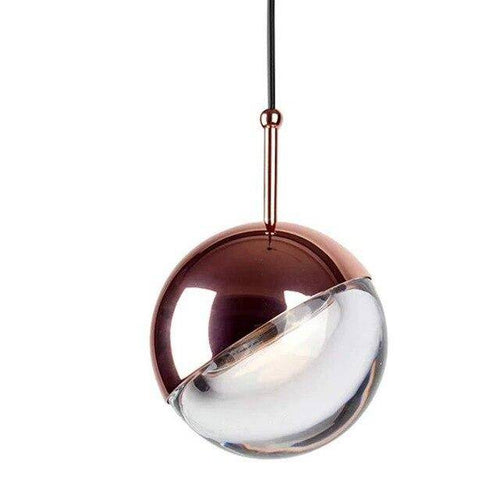 Suspension design boule en verre et métal Globe - vue 11 sur 10
