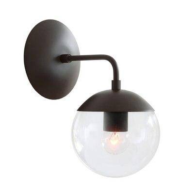 Applique murale doré et bras à boule en verre Bean - vue 8 sur 15