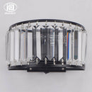 Applique LED demi-cercle en cristal Loft