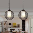Suspension cage en forme de boule Ball