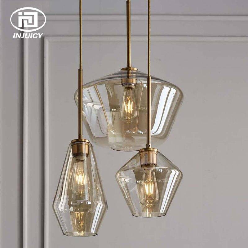 Suspension en verre fumé marron de plusieurs formes Cognac - vue 7 sur 14
