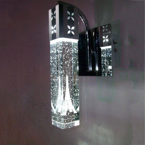 Applique murale cubique en cristal avec tour Eiffel Bubble - vue 2 sur 3