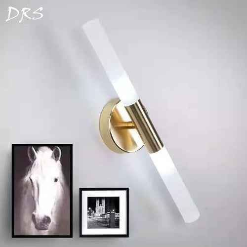 Applique murale dorée cylindrique à LED Vanity - vue 7 sur 8