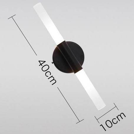 Applique murale dorée cylindrique à LED Vanity - vue 5 sur 8