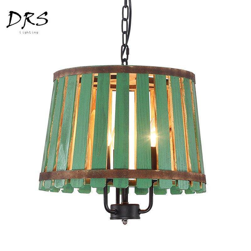 Suspension tonneau en bois antique Bucket - vue 5 sur 7