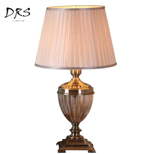 Lampe de chevet chic avec abat-jour en tissu Fabric - vue 3 sur 4