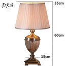 Lampe de chevet chic avec abat-jour en tissu Fabric