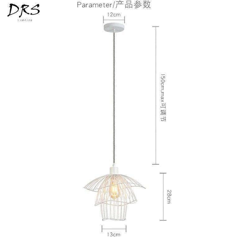 Suspension design en cage de couleur Concise - vue 5 sur 8