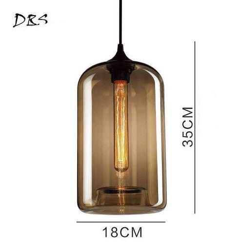 Suspension arrondies en verre de plusieurs formes scandinaves - vue 9 sur 13