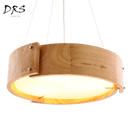 Lustre design en bois arc de cercles