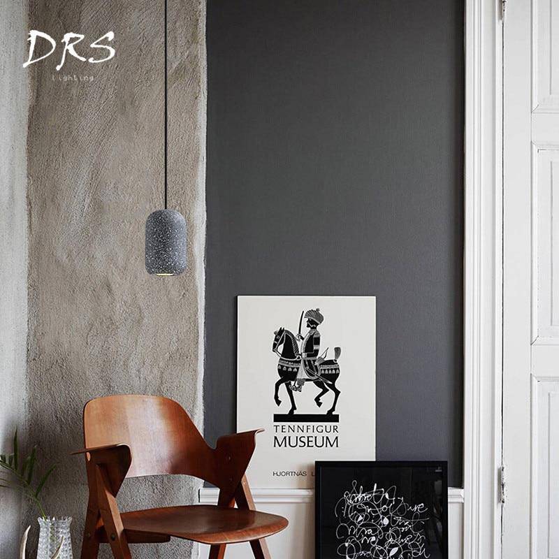 Suspension design LED en fausse pierre naturelle Loft - vue 8 sur 8