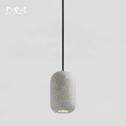 Suspension design LED en fausse pierre naturelle Loft - vue 7 sur 8