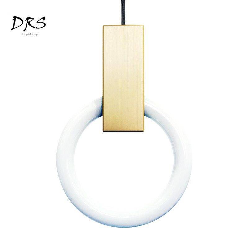 Suspension design cercle éclairé scandinave - vue 11 sur 13