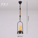 Suspension rustique avec fausse bougie Rural
