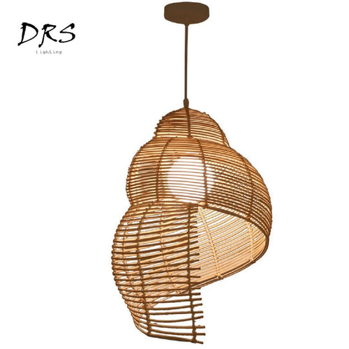 Suspension spirale en bois Asian - vue 9 sur 8