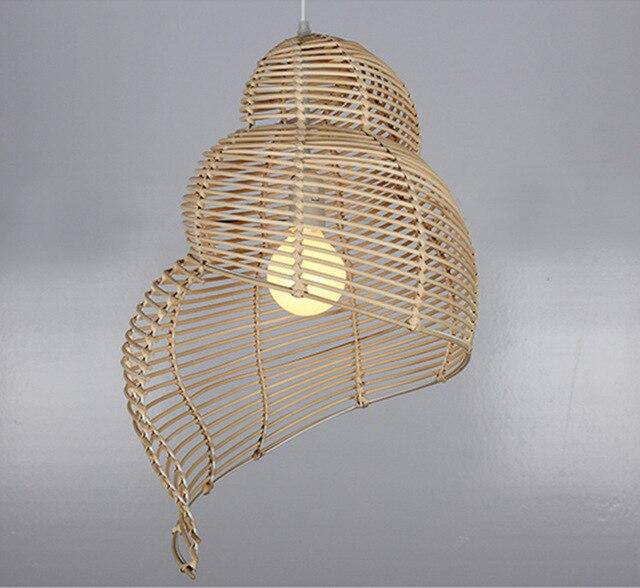 Suspension spirale en bois Asian - vue 5 sur 8