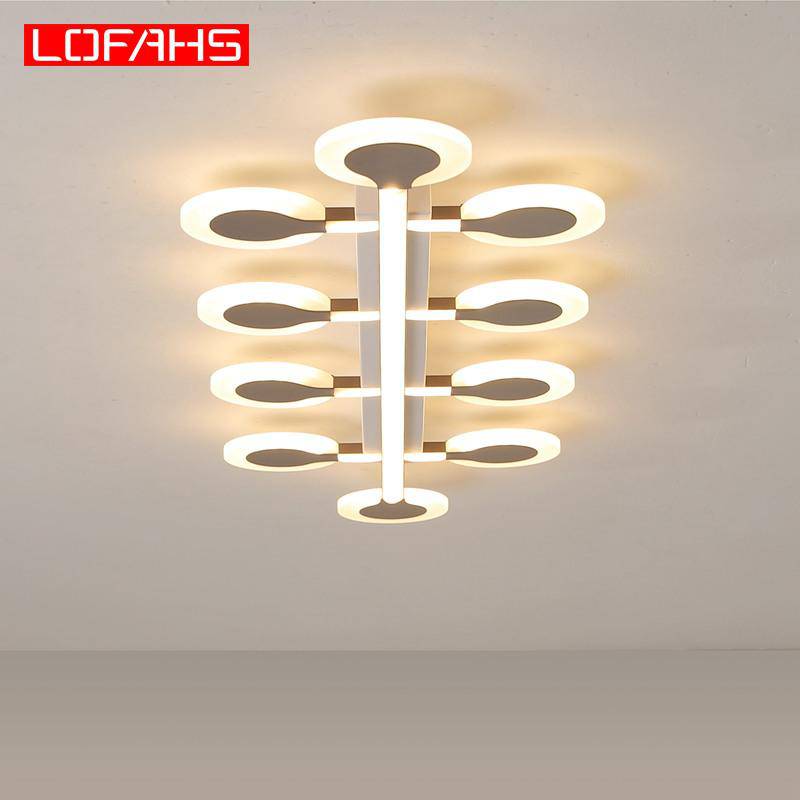 Plafonnier moderne à LED barre à ronds Entrance - vue 4 sur 9
