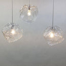Suspension style glaçon en verre