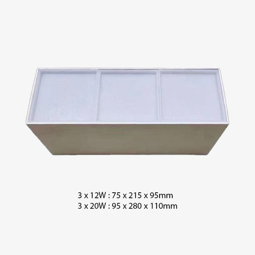 Spot design LED en forme de cube en aluminium Beal - vue 11 sur 10