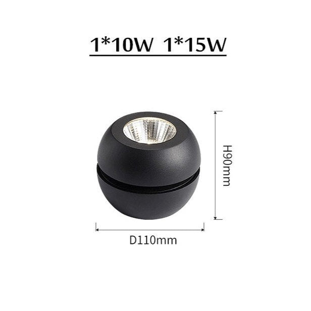 Spot moderne LED intensité d'éclairage réglable dimmable Babi - vue 6 sur 8