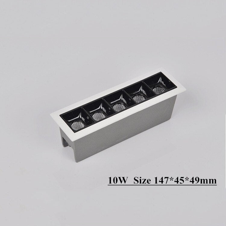 Spot moderne LED rectangulaire encastrable Balvin - vue 12 sur 12