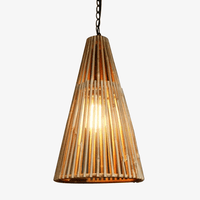 Suspension conique en bambou Asia