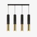 Suspension cylindrique tube chromé à LED Simplicity