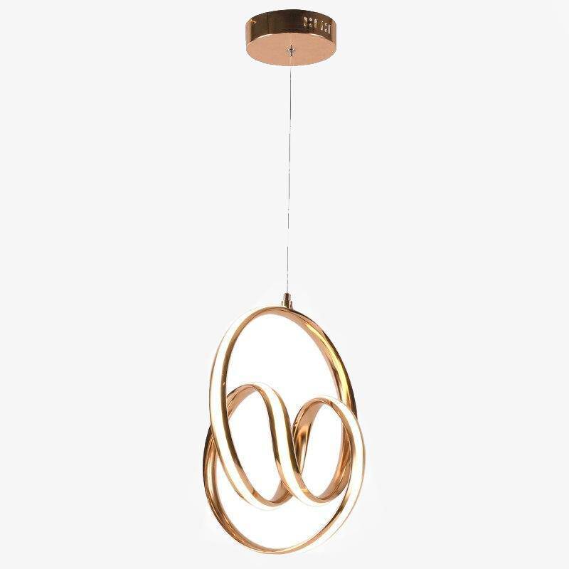 Suspension design arrondi doré Restaurant - vue 1 sur 5