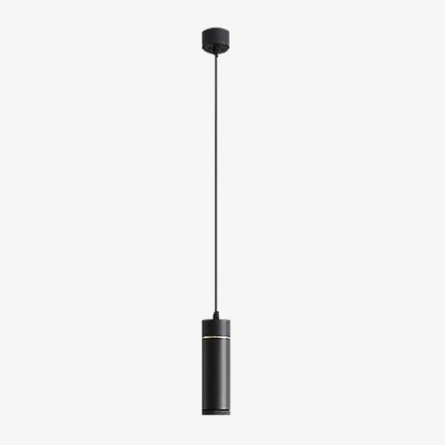 Suspension design cylindre noir à LED Luminaria - vue 2 sur 9