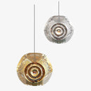 Suspension design doré ou argenté Hollowed