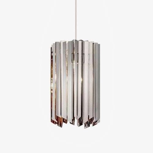 Suspension design en miroir chromé Surface - vue 1 sur 8