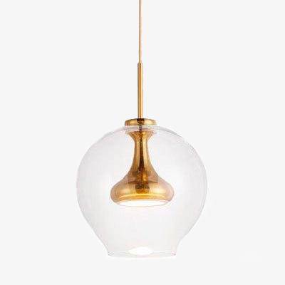 Suspension design en verre arrondi à LED Glass - vue 2 sur 9