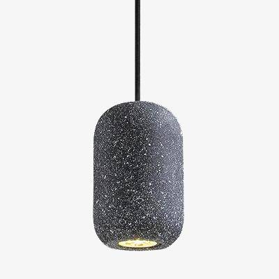 Suspension design LED en fausse pierre naturelle Loft - vue 2 sur 8