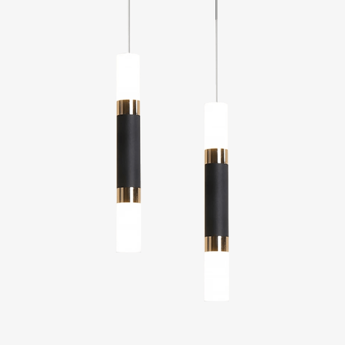 Suspension design LED en tube cylindrique métal Bar - vue 2 sur 12