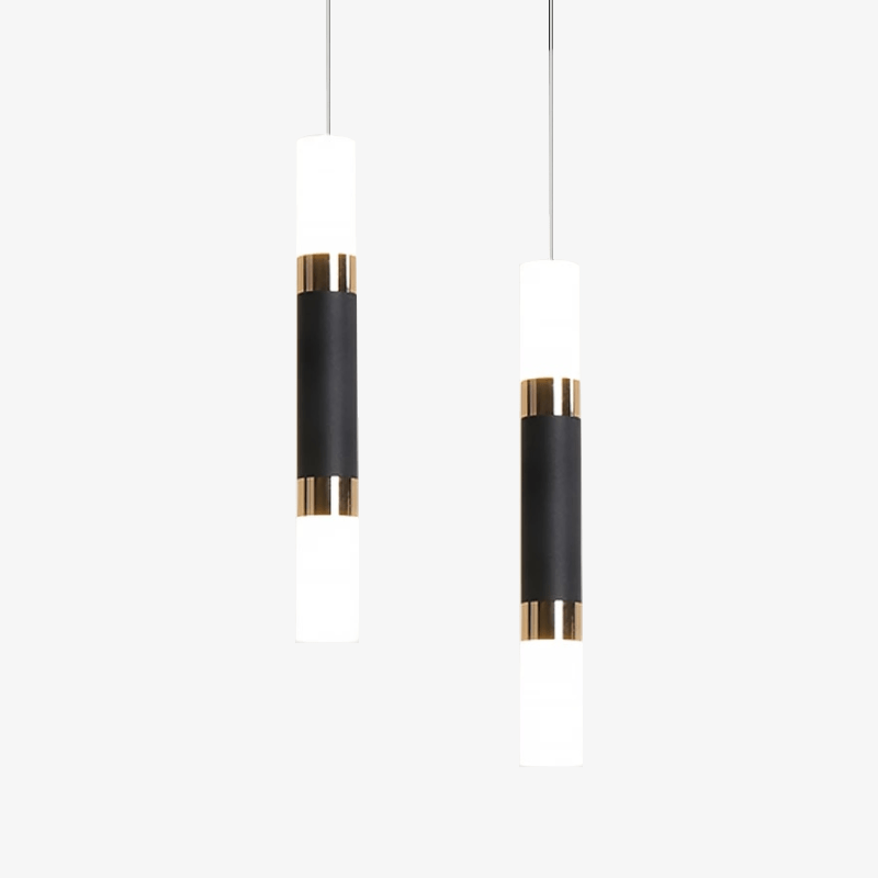 Suspension design LED en tube cylindrique métal Bar - vue 1 sur 12
