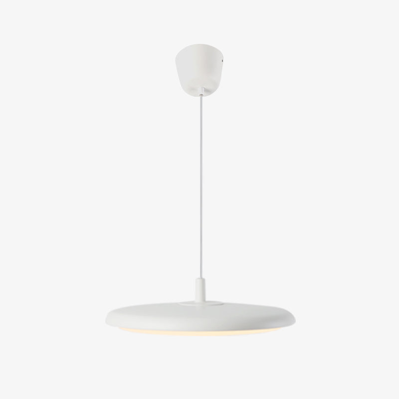 Suspension LED avec abat-jour plat arrondi Sysley - vue 6 sur 8