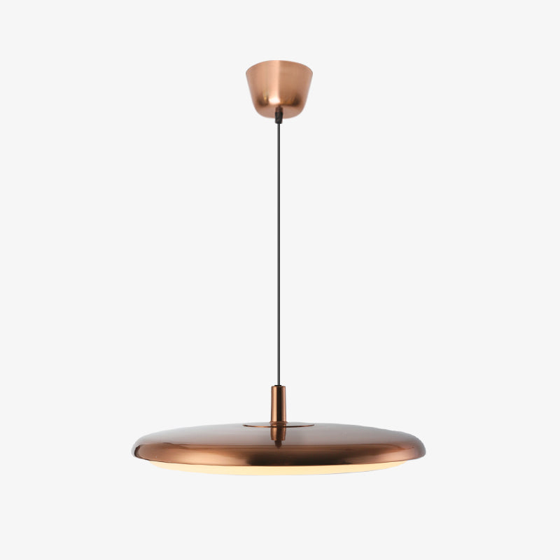 Suspension LED avec abat-jour plat arrondi Sysley - vue 7 sur 8