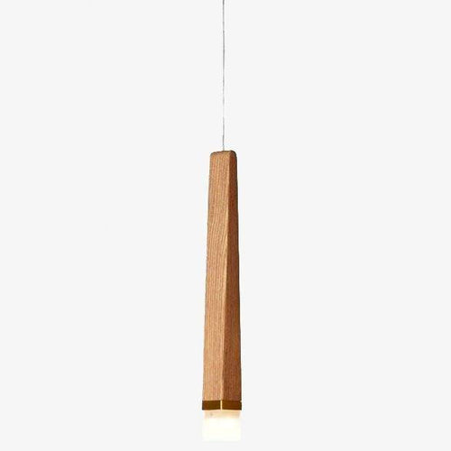 Suspension moderne longue barre en bois Nordic - vue 2 sur 4