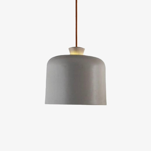 Suspension scandinave avec abat-jour en métal et bois Maloe - vue 9 sur 10