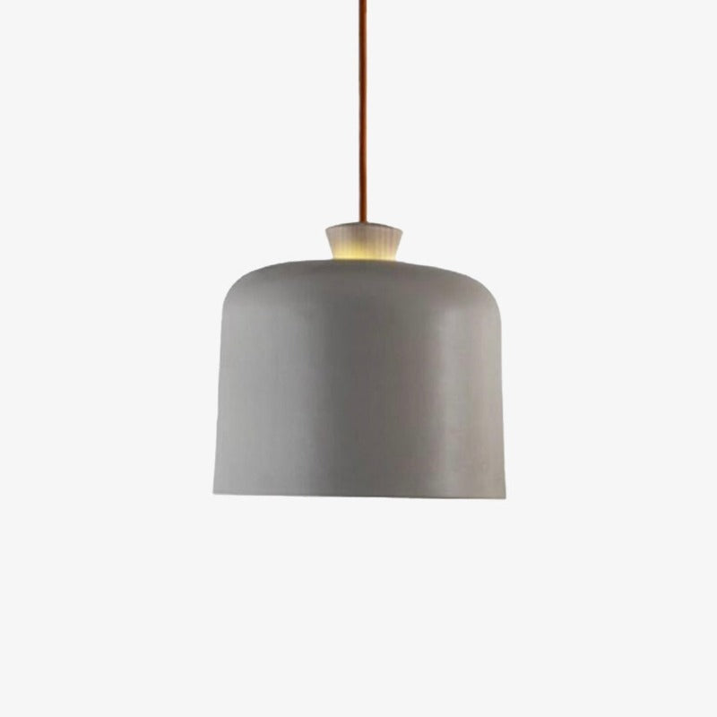 Suspension scandinave avec abat-jour en métal et bois Maloe - vue 9 sur 10