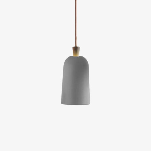 Suspension scandinave avec abat-jour en métal et bois Maloe - vue 8 sur 10