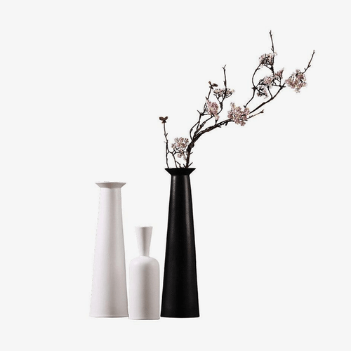 Vase design en céramique style japonais Zen - vue 2 sur 10